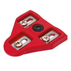 "Tacchette BRN tipo Look Delta flottanti 9° rosse – comfort e precisione in pedalata."