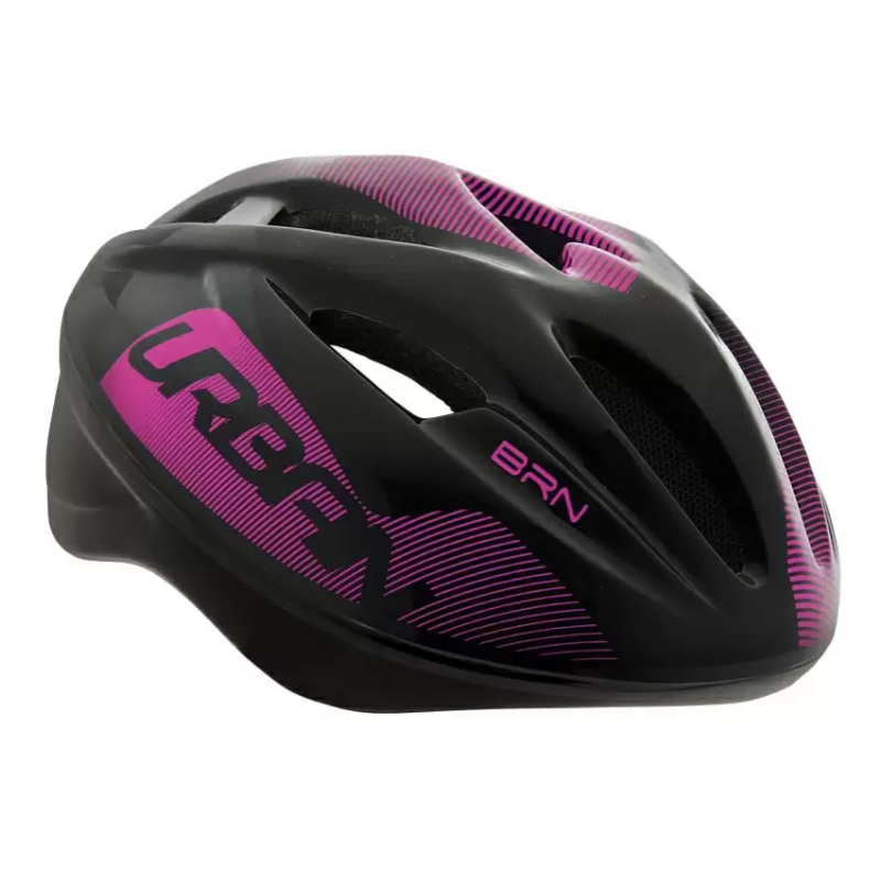 “Casco BRN Urban Nero/Fucsia Fluo – Taglia L, stile urbano e massima protezione.”