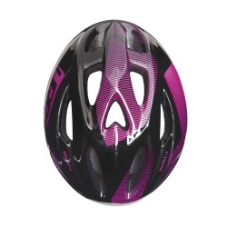 “Design moderno e sicuro: Casco BRN Urban Nero/Fucsia Fluo (57-59 cm).”
