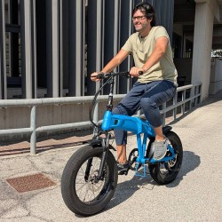 Bici elettrica pieghevole Wayel Next 20 I con ruote da 20 pollici e batteria al litio.