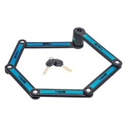 Lucchetto pieghevole BRN SNAK – pratico, resistente e facile da trasportare.