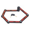 Lucchetto pieghevole BRN SNAK – pratico, resistente e facile da trasportare.