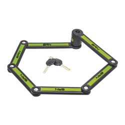 Lucchetto pieghevole BRN SNAK – pratico, resistente e facile da trasportare.