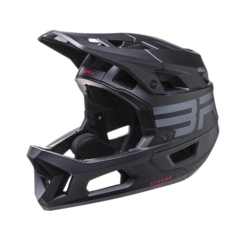 Casco BRN Xtreme nero opaco – design sportivo e aerodinamico