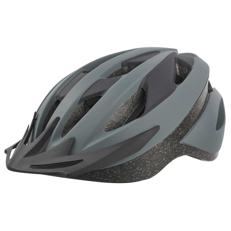 Casco Polisport Sport Ride nero taglia M, leggero e confortevole, ideale per MTB e trekking con visiera removibile.