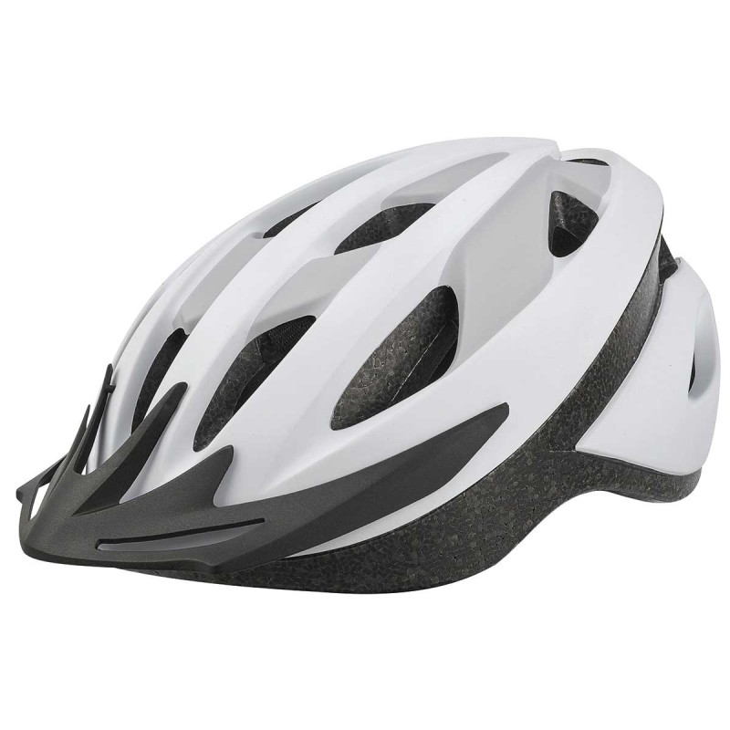 Casco Polisport Sport Ride nero taglia M, leggero e confortevole, ideale per MTB e trekking con visiera removibile.