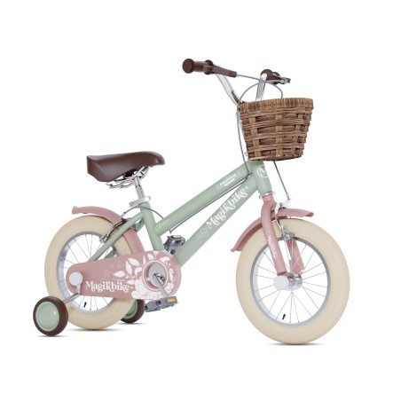 "City Magikbike Antonella 16": la bicicletta perfetta per le prime pedalate, sicura e colorata."