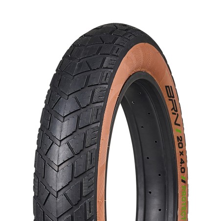 Copertura BRN 20x4.0 Urban Protection 3mm nero marrone per fat bike ed e-bike