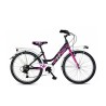 Velomarche Red Moon 24" Steel 6V Black Matt: city bike elegante e confortevole per muoversi in città con stile.