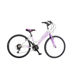 Velomarche Red Moon 24" Steel 6V White: city bike elegante e confortevole per muoversi in città con stile.