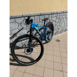 Mountain Bike Cube Aim Pro 29 blu vista laterale