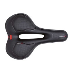 Sella BRN Comfort Zone Donna Nera: ergonomia e comfort per affrontare ogni uscita in bicicletta con il massimo benessere.