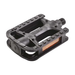 Pedali BRN MTB in Nylon Neri con perno su sfere: leggerezza, grip e massima affidabilità per affrontare qualsiasi percorso.