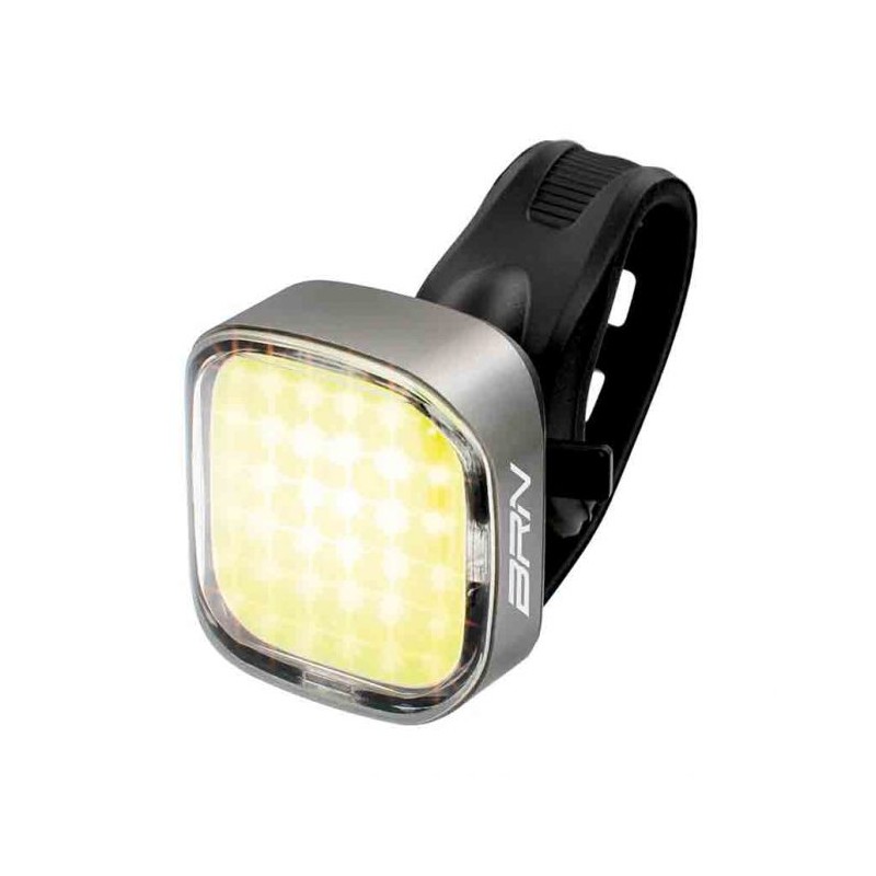 Fanale anteriore BRN CUBE 70 lumen LED compatto per bicicletta.