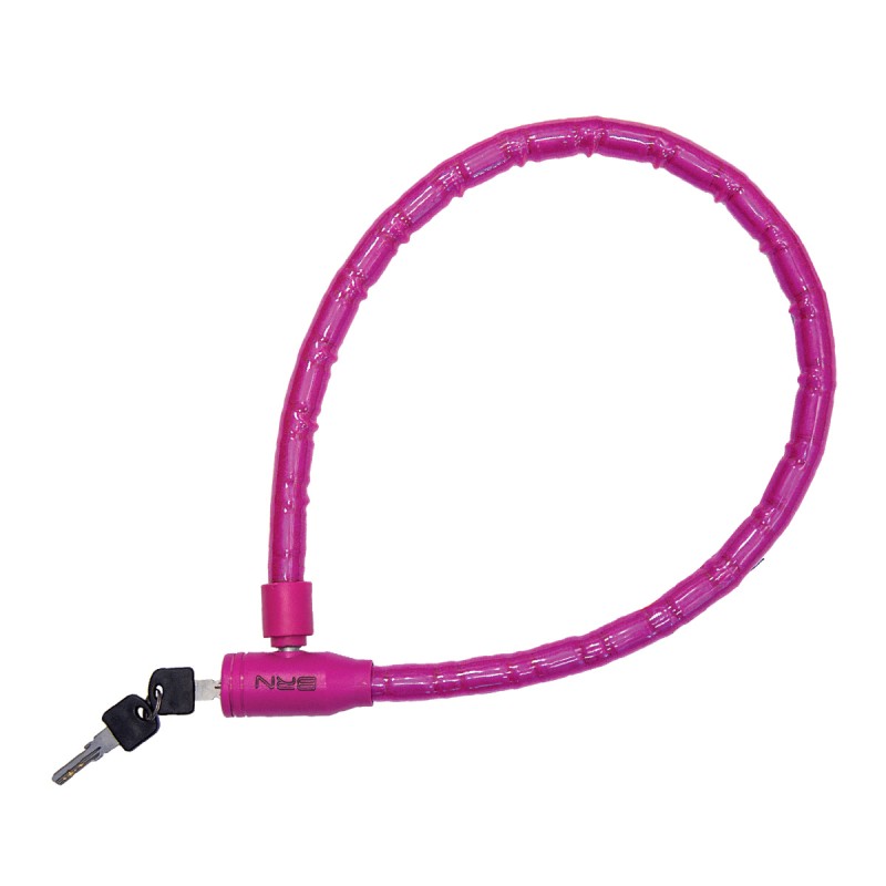 Lucchetto BRN TRENDY MAXI applicato su bicicletta per una sicurezza quotidiana