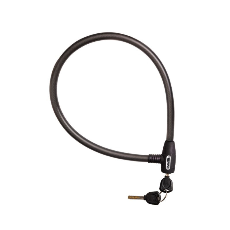 lucchetto BRN Black Mamba cavo nero opaco