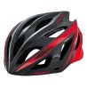 Casco BRN Road Weave II nero rosso, casco bici da strada leggero e ventilato ideale per ciclismo sportivo.
