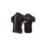 DEKO Maglia Nera Estiva FLAG traspirante e leggera, perfetta per MTB, bici da strada ed e-bike.