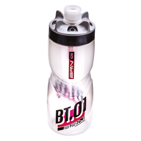 Borraccia BRN BT.01 trasparente 620 ml – leggera e pratica per ogni ciclista.